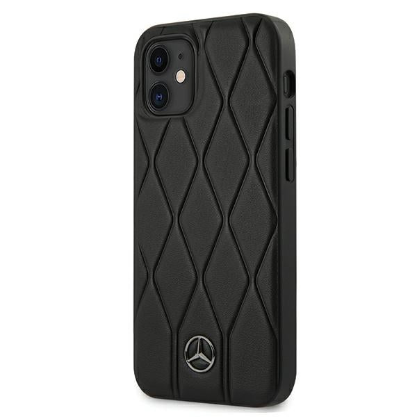 Mercedes Wave Line Case for iPhone 12 mini - Black