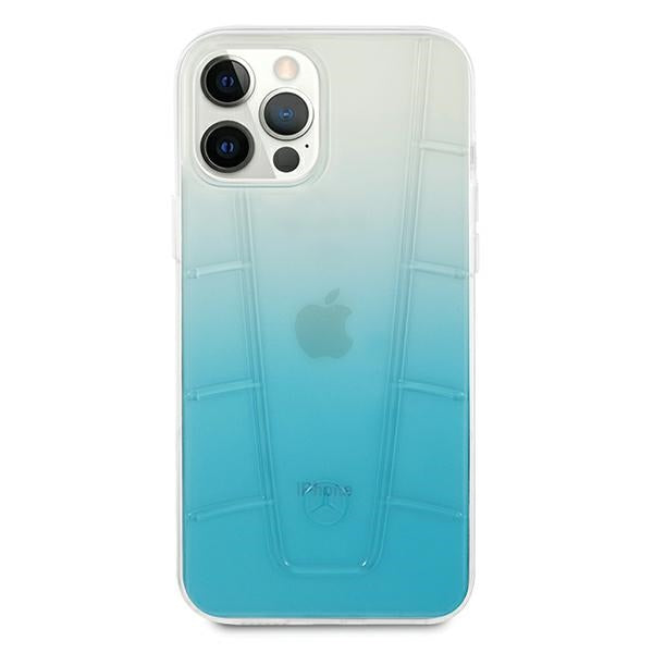 Mercedes Transparent Line Case for iPhone 12 Pro Max - Blue