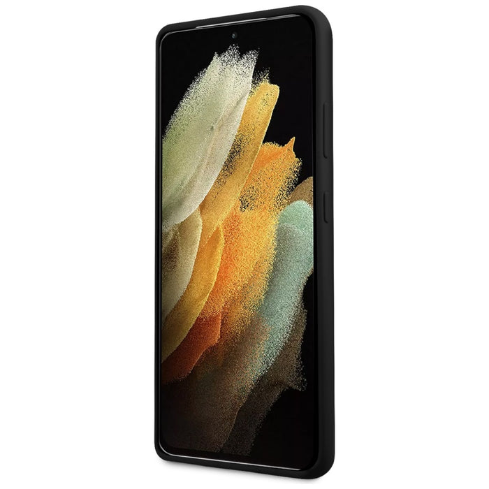 Mercedes Silicone Line Case for Samsung Galaxy S21 Ultra - Black