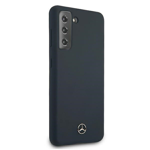 Mercedes Silicone Line Case for Samsung Galaxy S21+ - Blue