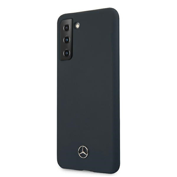 Mercedes Silicone Line Case for Samsung Galaxy S21+ - Blue