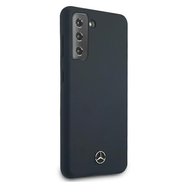 Mercedes Silicone Line Case for Samsung Galaxy S21 - Blue