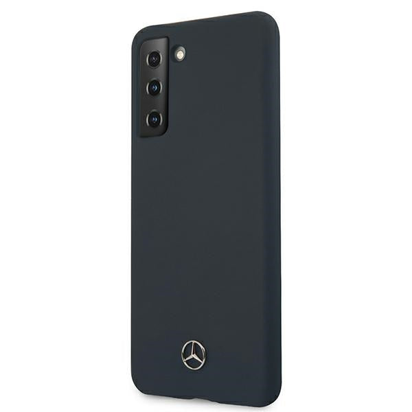 Mercedes Silicone Line Case for Samsung Galaxy S21 - Blue