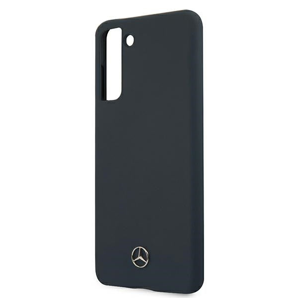 Mercedes Silicone Line Case for Samsung Galaxy S21 - Blue