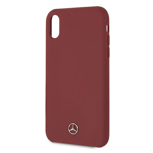 Mercedes Silicone Line iPhone Xr Case - Red