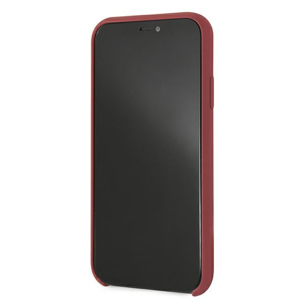 Mercedes Silicone Line iPhone Xr Case - Red