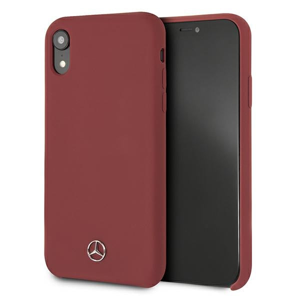Mercedes Silicone Line iPhone Xr Case - Red