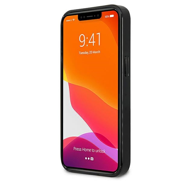 Mercedes Silver Stars Pattern Case for iPhone 13 mini - Black