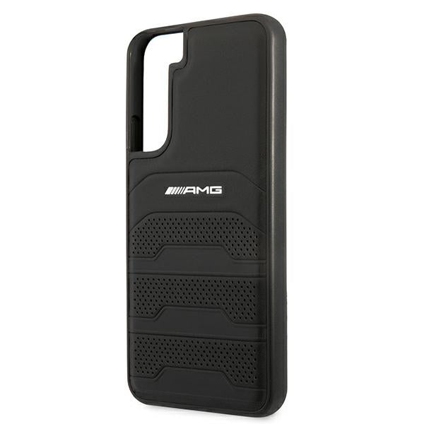 AMG Leather Debossed Lines case for Samsung Galaxy S22+ - black
