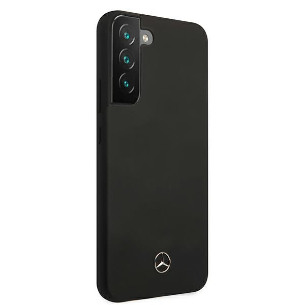 Mercedes Silicone Line Case for Samsung Galaxy S22+ - Black