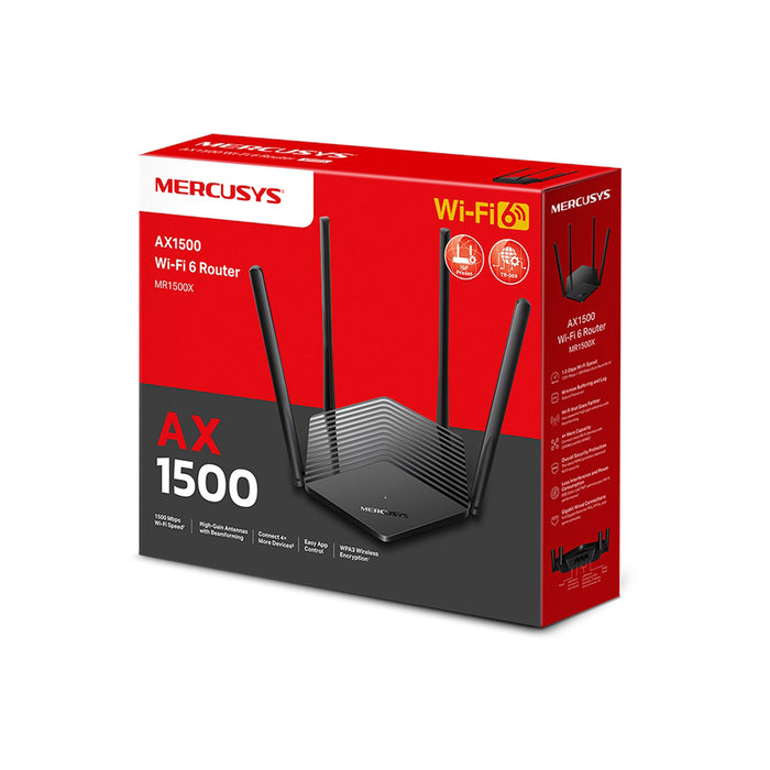 ROUTER MERCUSYS MR1500X Dual-band, WI-FI 6, Gigabit