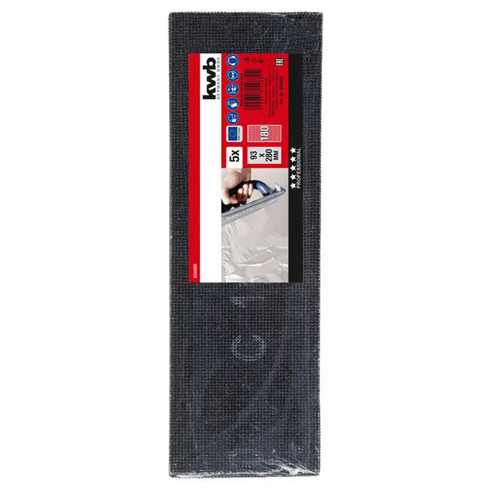 MESH PADS 5 NUMBERS 93X280MM K180 KWB - Шкурки за машинно шлайфане<<<Консумативи за електроинструменти<<<Инструменти и