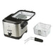 Mesko Home MS 4910 fryer Single 1.5 L Stand-alone 900 W Deep fryer Black Satin steel - FryersAGD-FRY<<<Home Appliance