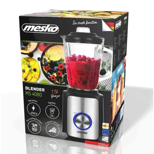 Mesko MS 4080 blender 1.5 L Tabletop blender - Mixers / blendersAGD-MIB<<<Home Appliance - ProductsAGD<<<ActionPL