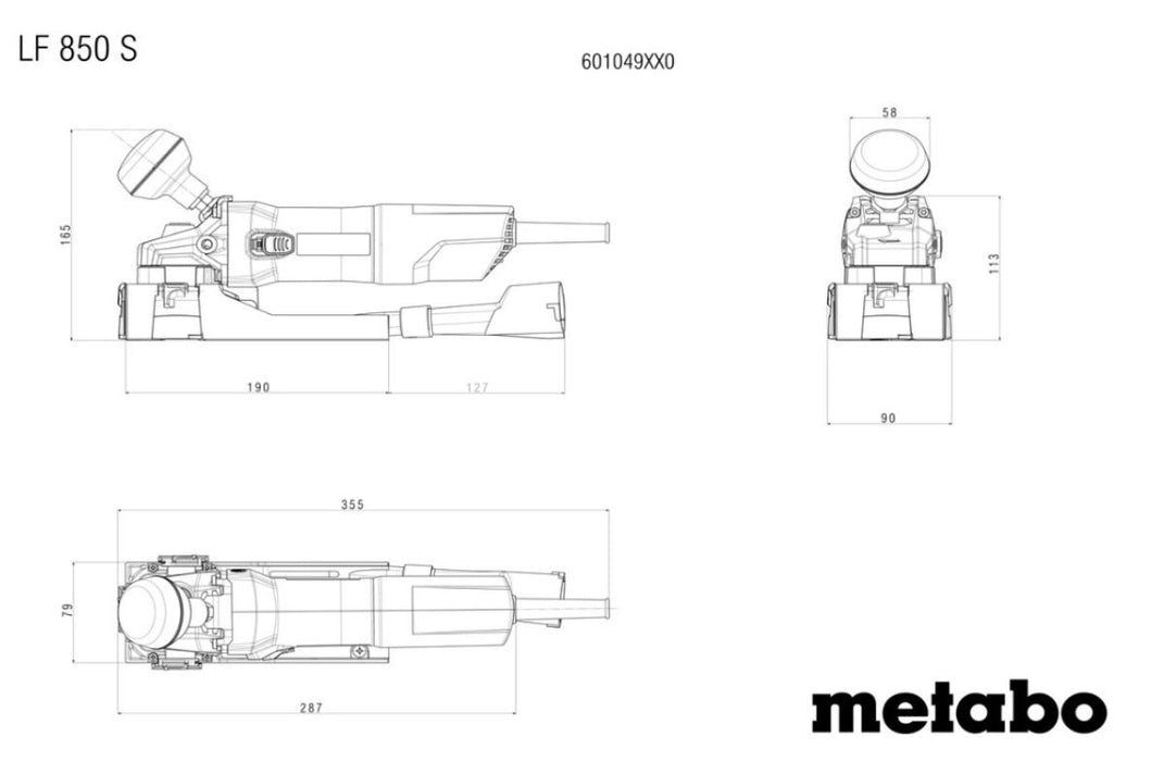 METABO. LACQUER MILLING MACHINE LF 850 S