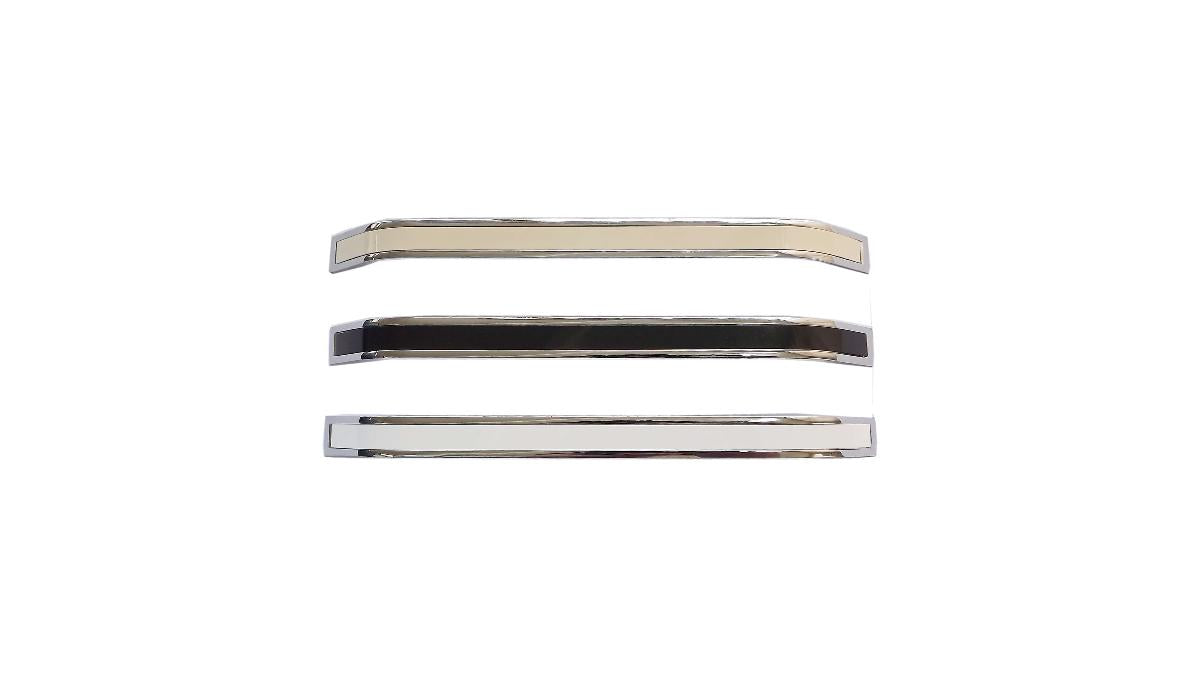 FURNITURE HANDLE 96MM CHROME WHITE VLX