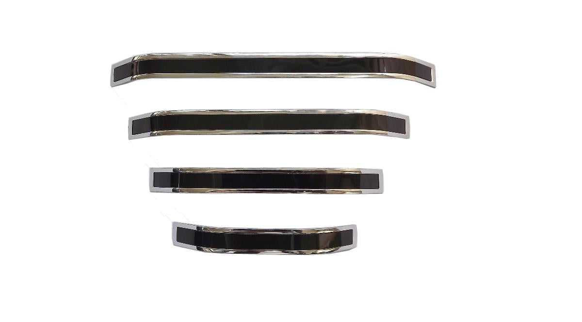 FURNITURE HANDLE 96MM CHROME BLACK VLX