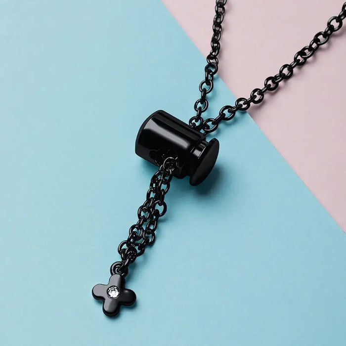 Metal bracelet for Xiaomi Mi Band 3 / 4 / 5 / 6 band strap - black - Smartwatch straps and cases<<<HurtelXML