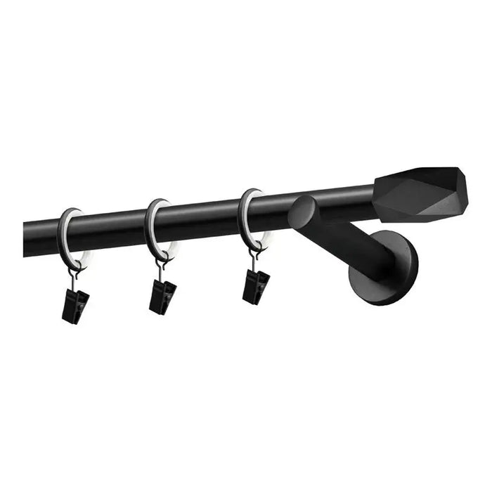 METAL CORNICE GARDINIA HEX 200 CM. BLACK - Корнизи<<<Корнизи щори и пердета<<<Мебели и интериор<<<Praktiker