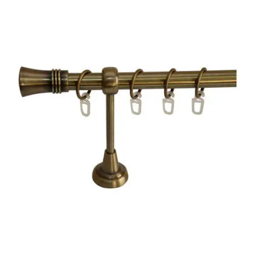 METAL CORNICE GENKOVSKI F19 WHITE 160 CM. ANTIQUE GOLD - Корнизи<<<Корнизи щори и пердета<<<Мебели и