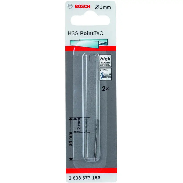 METAL DRILL BOSCH HSS PointTeQ 1x12x34 - Свредла<<<Консумативи за електроинструменти<<<Инструменти и