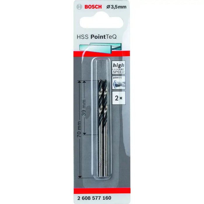 METAL DRILL BOSCH HSS PointTeQ 3.5x39x70 - Свредла<<<Консумативи за електроинструменти<<<Инструменти и
