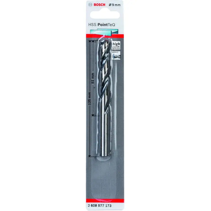 METAL DRILL BOSCH HSS PointTeQ 9x81x125 - Свредла<<<Консумативи за електроинструменти<<<Инструменти и
