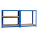 METAL SHELF KOVONA FUTUR 180X90X45 CM. - Стелажи<<<Стелажи<<<Мебели и