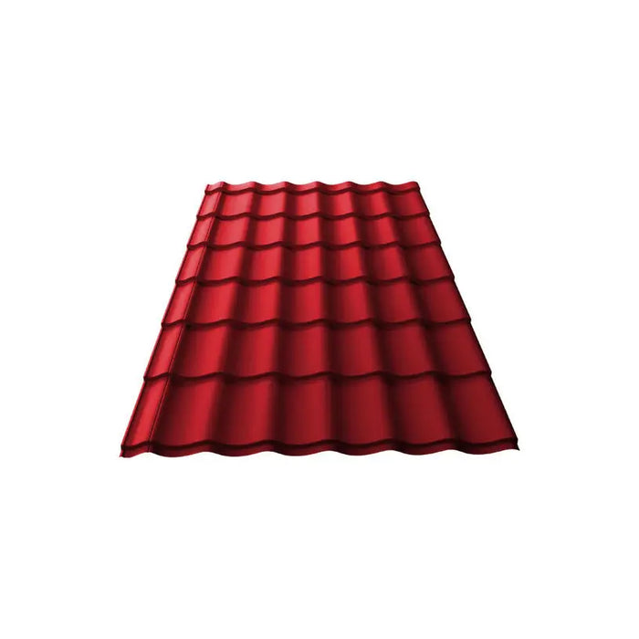 METAL TILES WETTERBEST CLASSIC RED 120x119 CM - Метални керемиди<<<Материали за покриви<<<Строителни