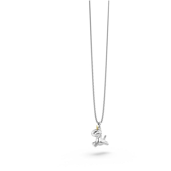 METALMORPHOSE ON-SHIRT UNICORN NECKLACE