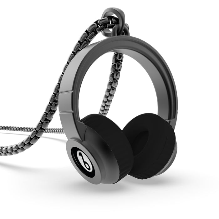 METALMORPHOSE ON-SHIRT HEADPHONE NECKLACE
