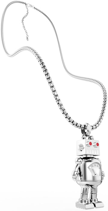 METALMORPHOSE ON-SHIRT RETRO ROBOT NECKLACE