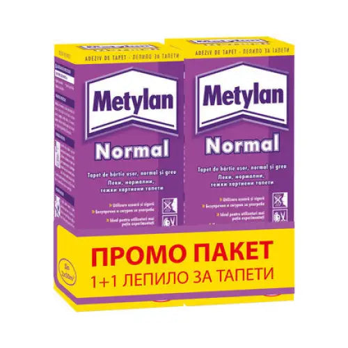 METYLAN NORMAL 2X125 G WALLPAPER ADHESIVE METYLAN - Лепила<<<Лепила и ленти<<<Бои и