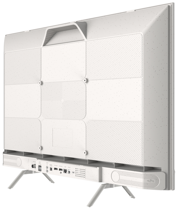 METZ Portable TV 32MQE7100Z, 32" QLED, Google TV, white