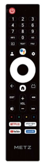 METZ TV 75" UHD LED SMART TV, 4K, Google TV, Frameless