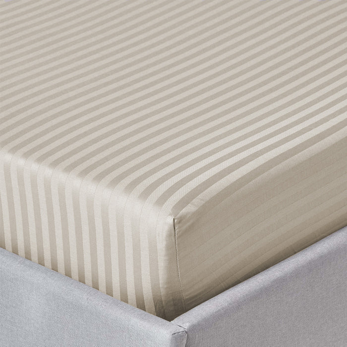 SHEET WITH ELASTIC 100X200 CM AND COVER 50X70 CM MIABELLA HOME BEIGE