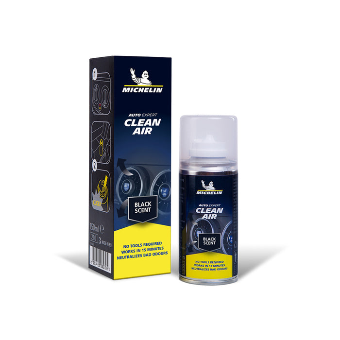 SPRAY FOR CLEANING CAR AIR CONDITIONERS 150ML MICHELIN BLACK