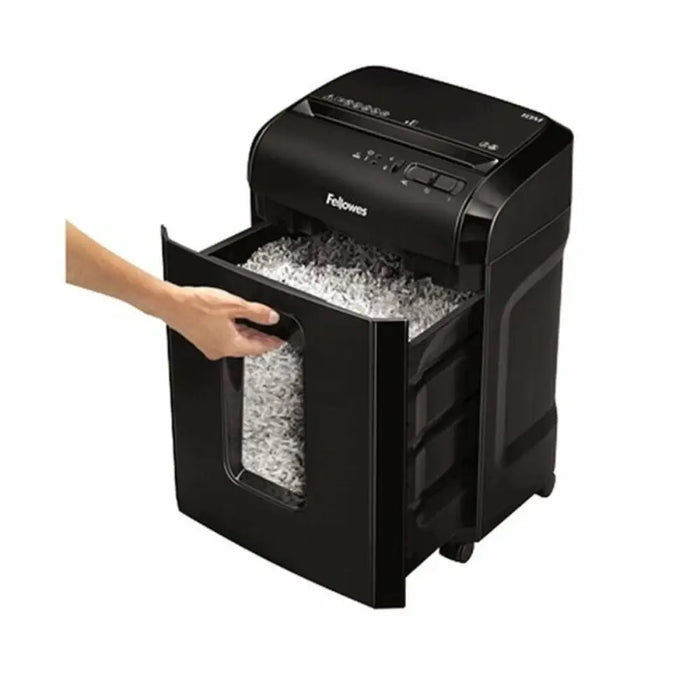 Micro-Cut Paper Shredder Fellowes 4630601 19 L 2 x 12 mm 10 Sheets Black - Електроника Периферни и резервни