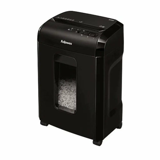 Micro-Cut Paper Shredder Fellowes 4630601 19 L 2 x 12 mm 10 Sheets Black - Електроника Периферни и резервни