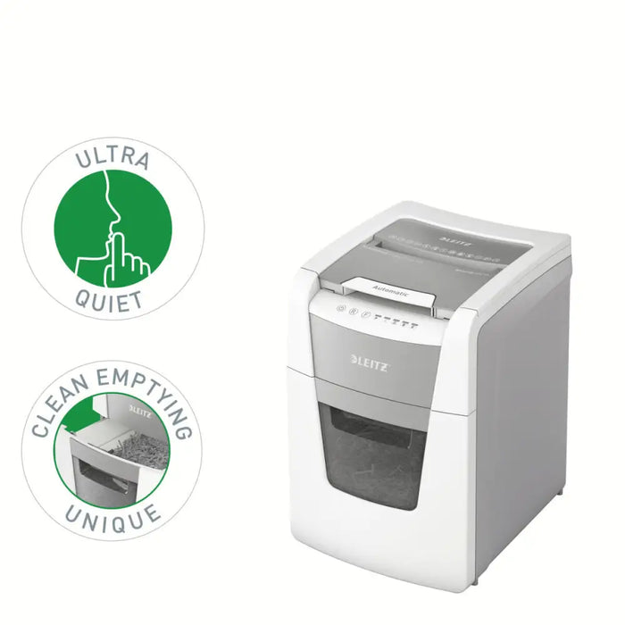 Micro-Cut Paper Shredder Leitz IQ 100 Autofeed - Електроника Периферни и резервни части<<<Компютри|