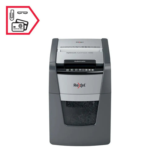 Micro-Cut Paper Shredder Rexel Optimum Auto+ 100M - Електроника Периферни и резервни части<<<Компютри|