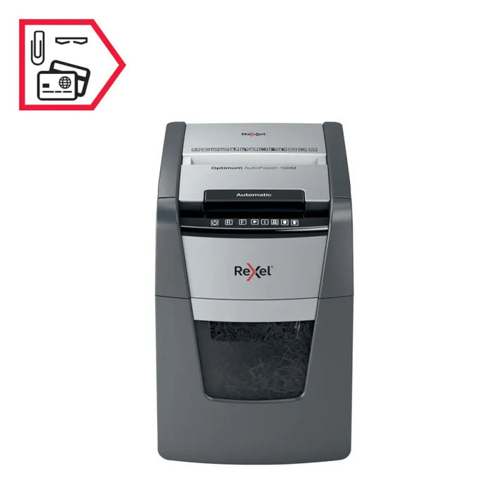 Micro-Cut Paper Shredder Rexel Optimum Auto+ 100M - Електроника Периферни и резервни части<<<Компютри|
