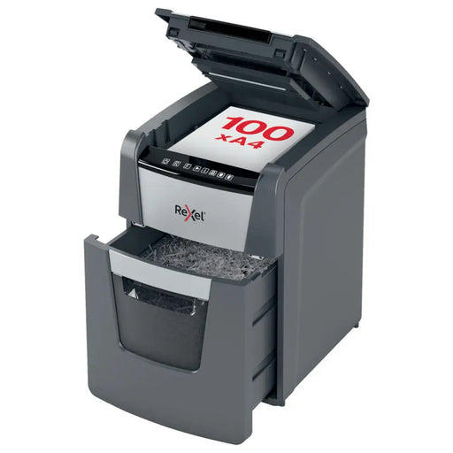 Micro-Cut Paper Shredder Rexel Optimum Auto+ 100M - Електроника Периферни и резервни части<<<Компютри|