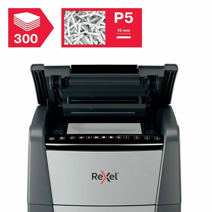 Micro-Cut Paper Shredder Rexel Optimum Auto+ 300M 60 L - Електроника Периферни и резервни части<<<Компютри|