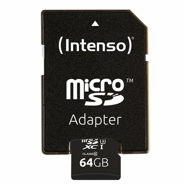 Micro SD Card INTENSO 3433490 64GB - Компютър Мрежи и компоненти<<<Компютри| Електроника<<<BigBuy&&&Карти с