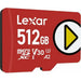 Micro SD Card Lexar LMSPLAY512G-BNNNG 512 GB - Компютър Мрежи и компоненти<<<Компютри| Електроника<<<BigBuy&&&Карти с