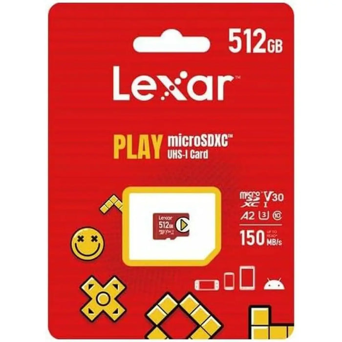 Micro SD Card Lexar LMSPLAY512G-BNNNG 512 GB - Компютър Мрежи и компоненти<<<Компютри| Електроника<<<BigBuy&&&Карти с