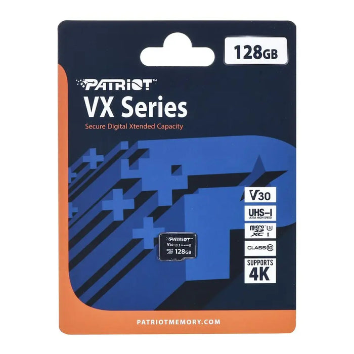 Micro SD Card Patriot Memory PSF128GVX31MCX 128 GB - Карти с памет<<<Компютър Мрежи и компоненти<<<Компютри|
