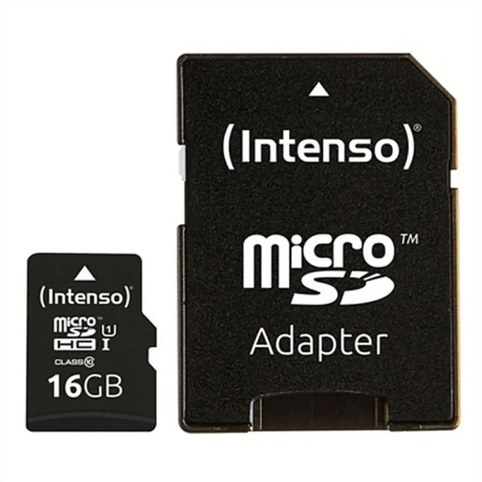 Micro SD Memory Card with Adaptor INTENSO 34234 UHS-I Premium - Компютър Мрежи и компоненти<<<Компютри|