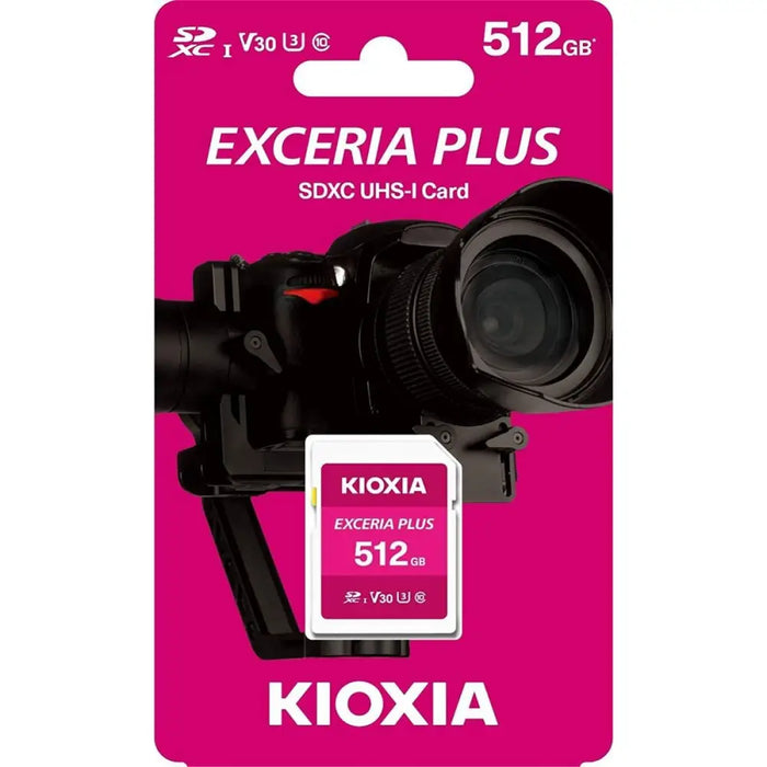 Micro SD Memory Card with Adaptor Kioxia PLUS UHS-I C10 R98 512 GB - Компютър Мрежи и компоненти<<<Компютри|